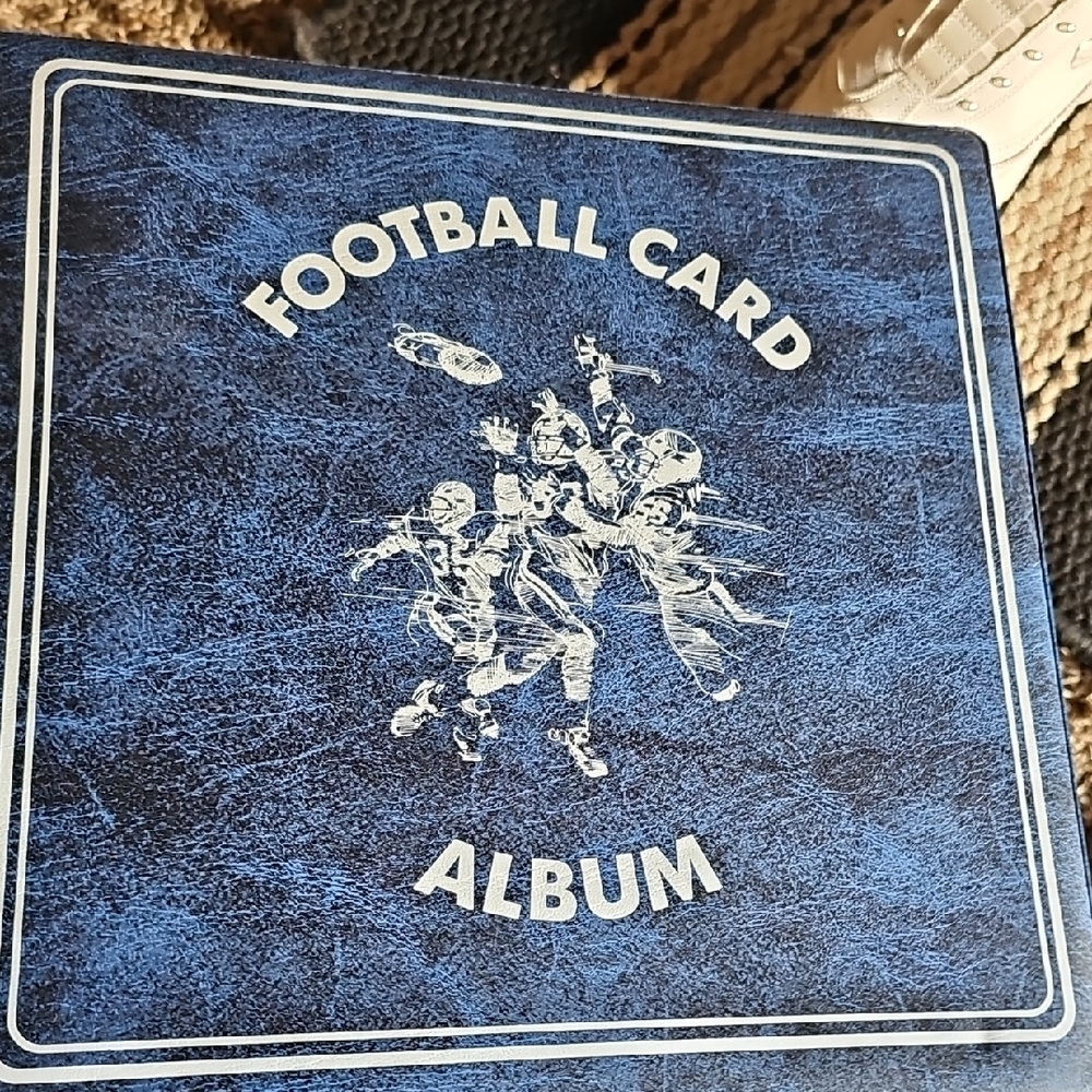 Topps Blue Football Card Album